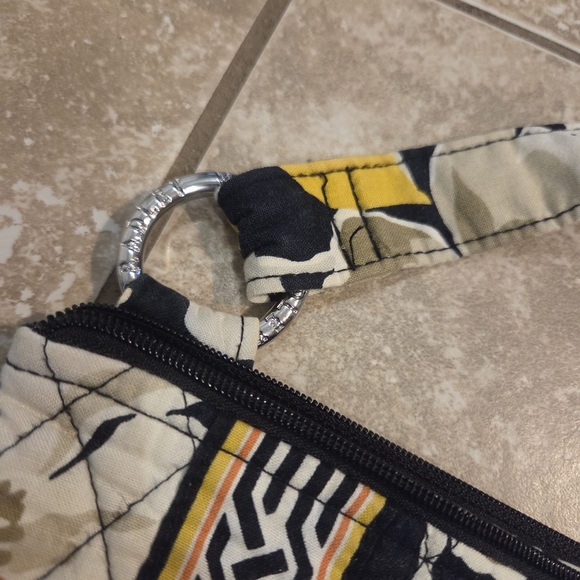 Vera Bradley Yellow Bohemian Floral Crossbody Zipper Bag. NWOT - Picture 6 of 10